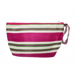 Home Troussette Small rosa fucsia, verde y blanco