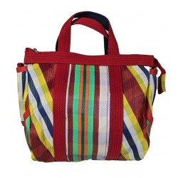 Handbags Buni Bag, red, yellow and green