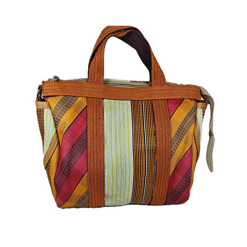 Bolsos de mano Buni Bag, marrón, rojo y naranja