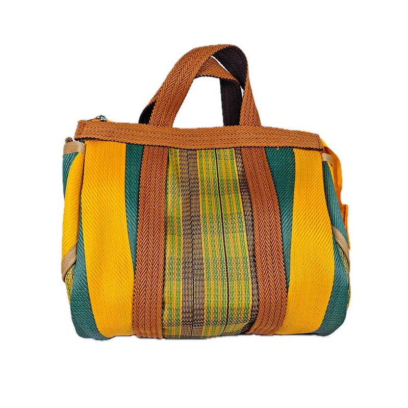 Handbags Buni Bag, brown, orange and green