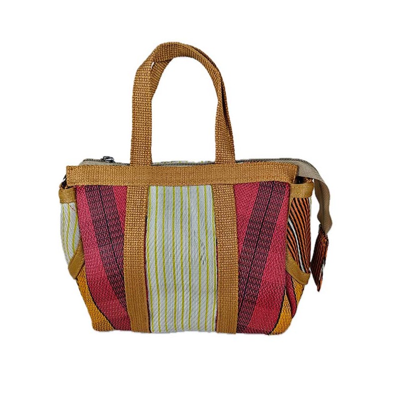 Handbags Mini Buni Bag, red and brown