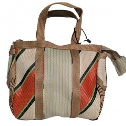 Bolsos de mano Mini Buni Bag, beige y naranja