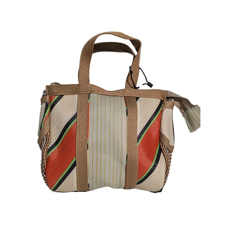 Handbags Mini Buni Bag, beige and orange