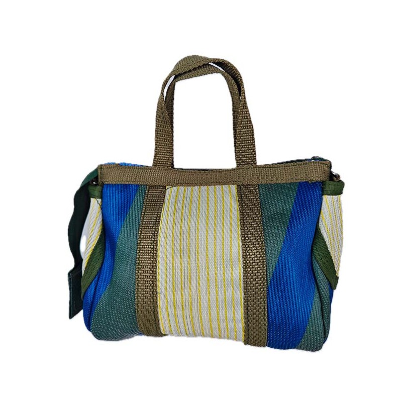 Bolsos de mano Mini Buni Bag, azul y verde