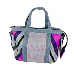 Handbags Mini Buni Bag, pink, grey and white