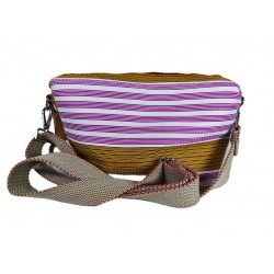 Bolsos de mano Catch Bag, marrón, rosa y blanco