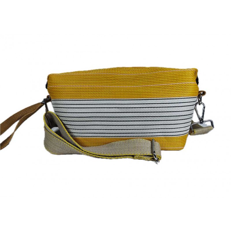 Handbags Catch Bag, yellow, white and black