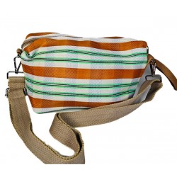 Handbags Catch Bag, white, brown and green