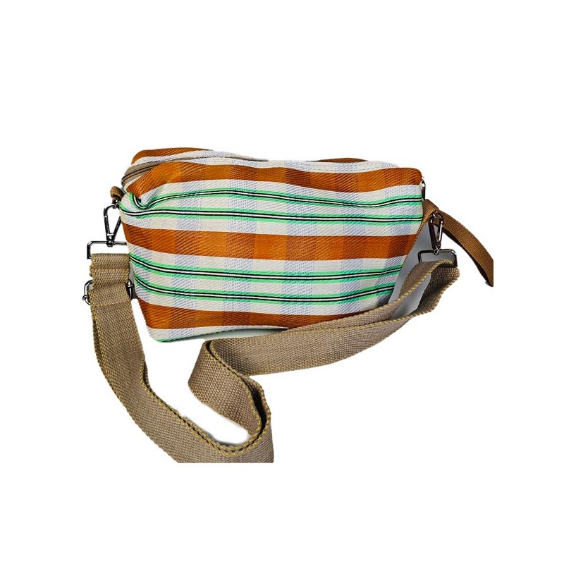 Bolsos de mano Catch Bag, blanco, marrón y verde