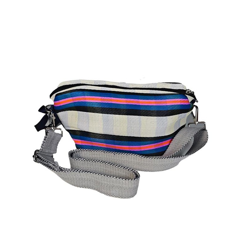 Bolsos de mano Catch Bag, blanco, rosa y azul