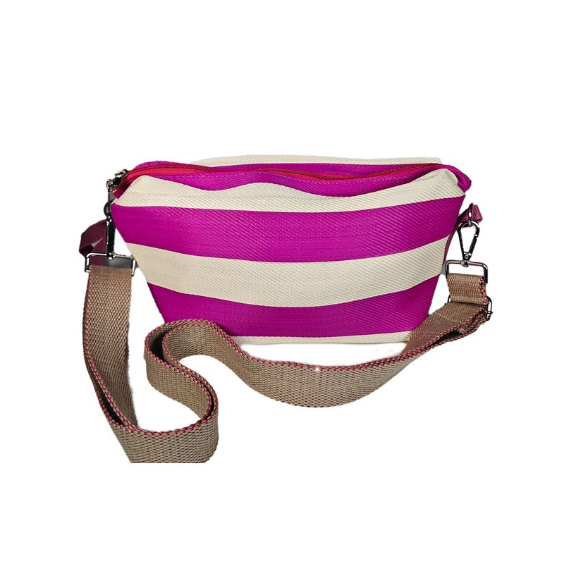 Bolsos de mano Catch Bag, beige y rosa