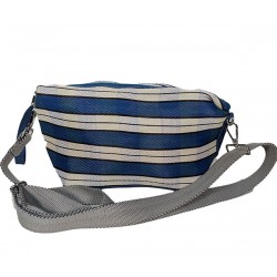 Handbags Catch Bag, blue, white and black