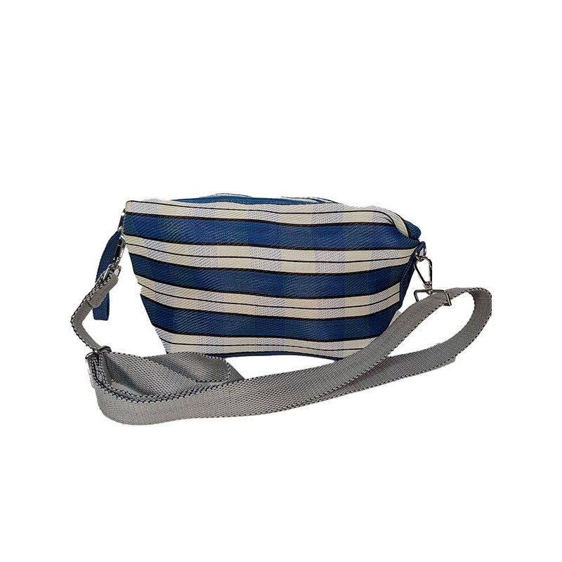 Bolsos de mano Catch Bag, azul, blanco y negro