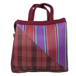 Handbags Meidoum Bag, red and purple