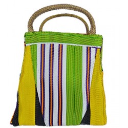 Handbags Petit Bag, black, yellow and green