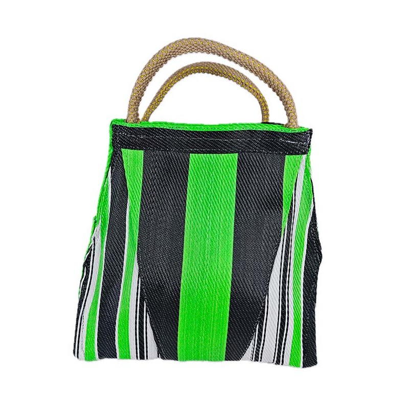 Bolsos de mano Petit Bag, negro, verde y blanco