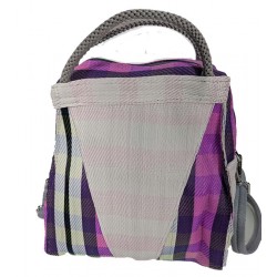 Bolsos de mano Petit Bag, morado, rosa y blanco