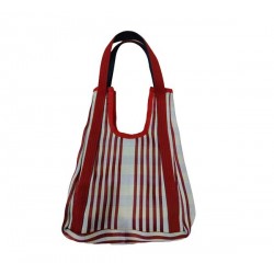 Handbags Hole Bag, red, white, yellow and blue