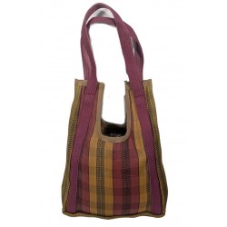 Handbags Hole Bag, red and brown