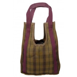 Handbags Hole Bag, red and brown