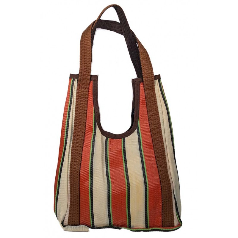 Handbags Hole Bag, orange, beige and brown