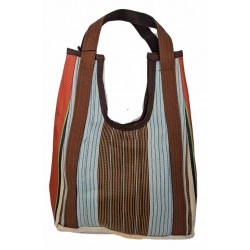 Handbags Hole Bag, orange, beige and brown