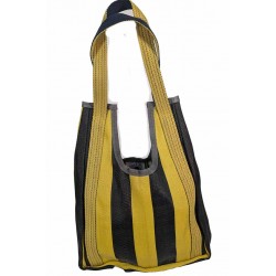 Bolsos de mano Hole Bag, negro, amarillo y azul