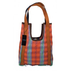 Bolsos de mano Hole Bag, naranja, blanco y azul