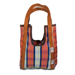 Bolsos de mano Hole Bag, naranja, blanco y azul